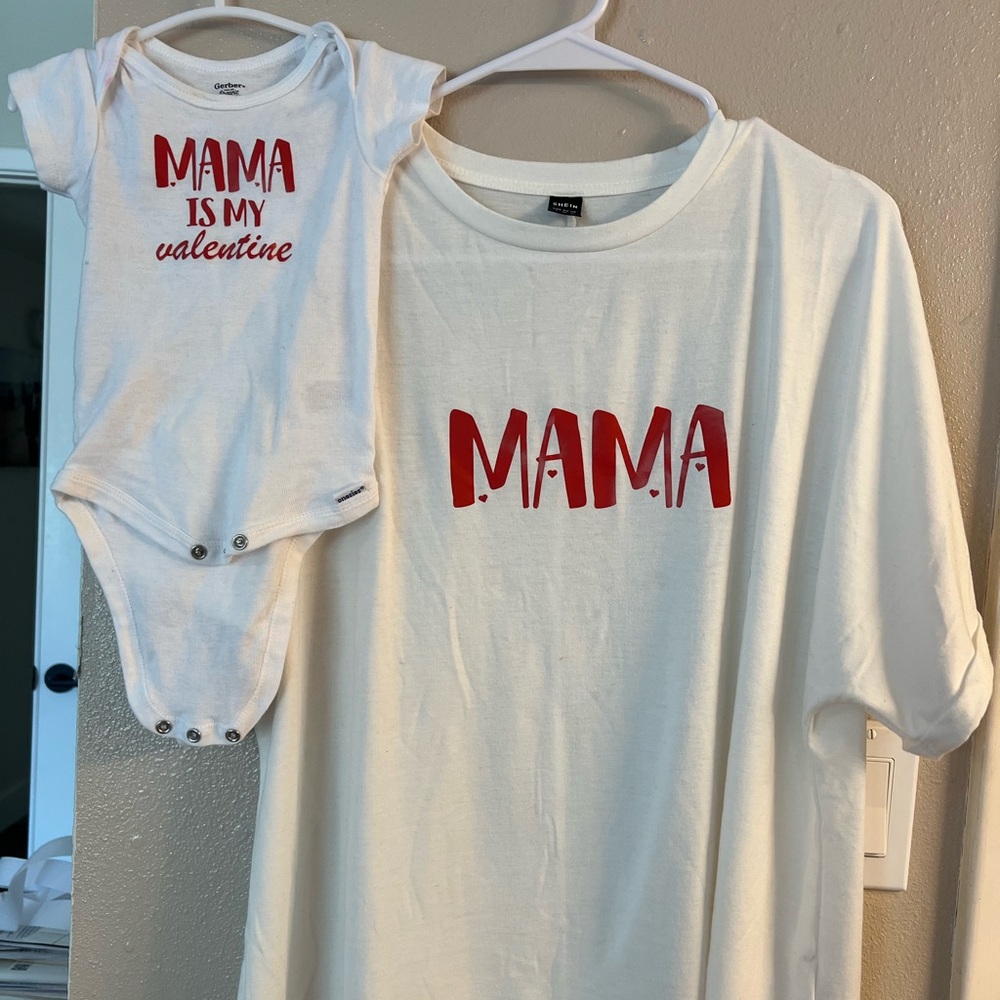 Matching Mama & Baby Valentine Outfit